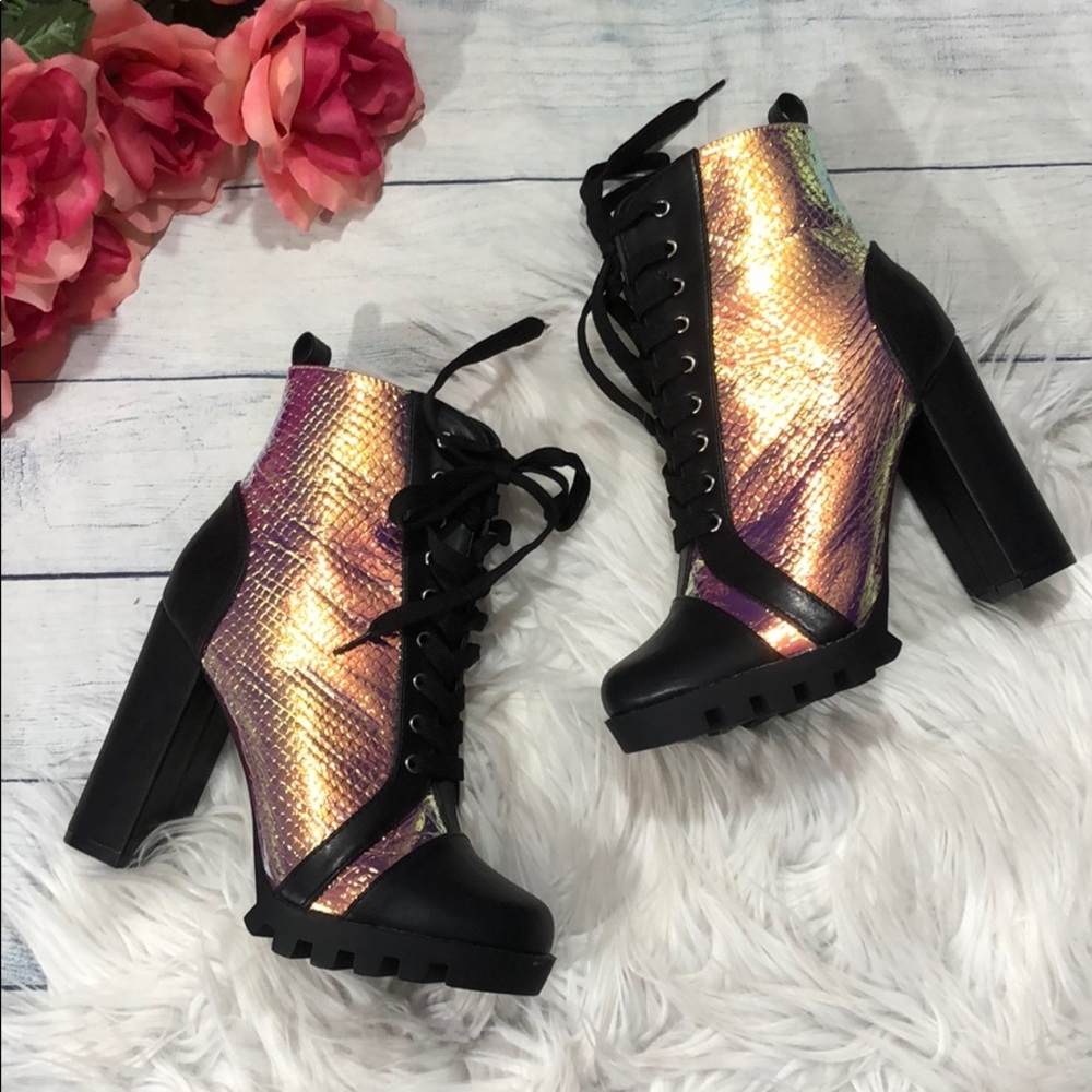 Dolls Kill Cape Robbin Blood Thrist Heeled Boots